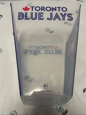 Toronto Blue Jays Clear Plastic Container with Team Logo